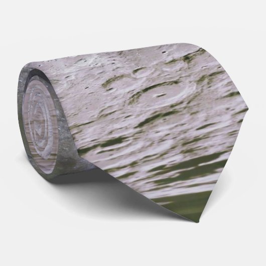 地球の月の地形面 ネクタイ (ロール)