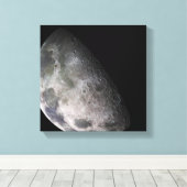 地球の月の色モザイク キャンバスプリント (インサイチュ (ウッドフロア))