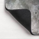 地球の月の色モザイク マウスパッド (コーナー)