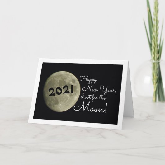 地球の月の風景 カード (正面)