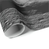 地球の月のTychoの噴火口の本部のピーク ラッピングペーパー (ロールコーナー)