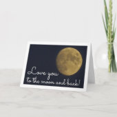 地球の月面 カード (正面)