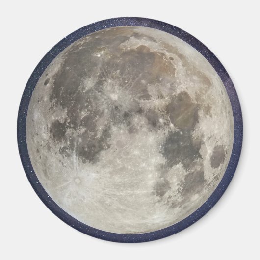 地球の月 マグネット (正面)