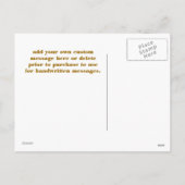 地球の楽園からの季節のご挨拶 シーズンポストカード (裏面)