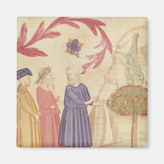 地球の楽園のダンテとヴァージル マグネット (正面)