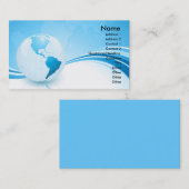 地球の概念の名刺 名刺 (正面/裏面)