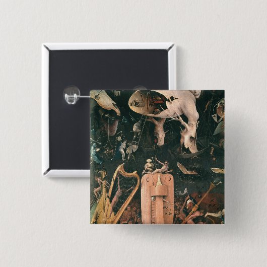 地球の歓喜の庭 缶バッジ (正面&裏面)