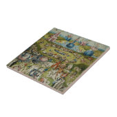 地球の歓喜の庭、1490-1500年 タイル (側面)