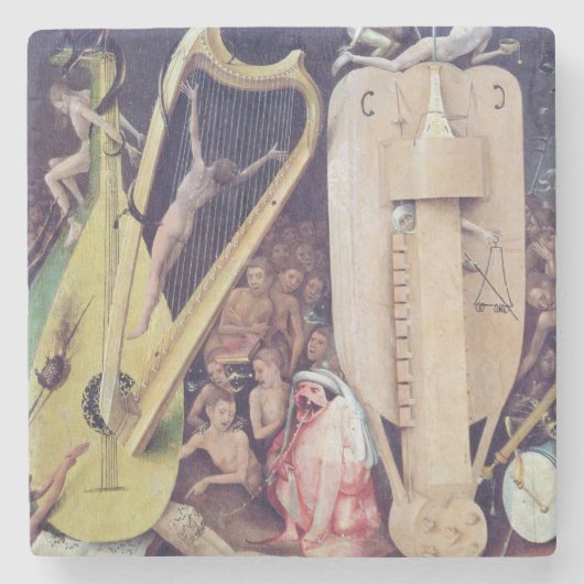 地球の歓喜2の庭 ストーンコースター (正面)