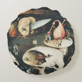 地球の歓喜2の庭 ラウンドクッション (裏面)