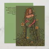 地球の母の女神ドルイド 招待状 (正面/裏面)