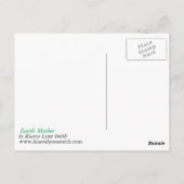 地球の母はがき ポストカード (裏面)