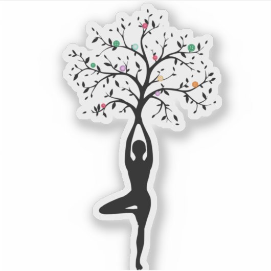 地球の母ステッカー シール (正面)