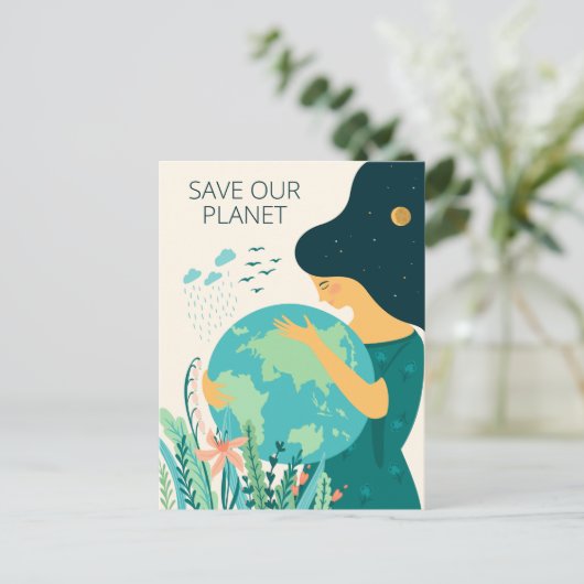 地球の母 ポストカード (スタンド正面)