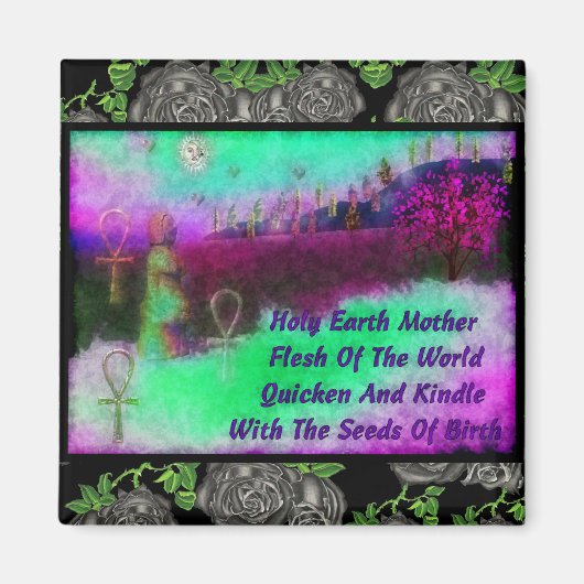 地球の母 マグネット (正面)