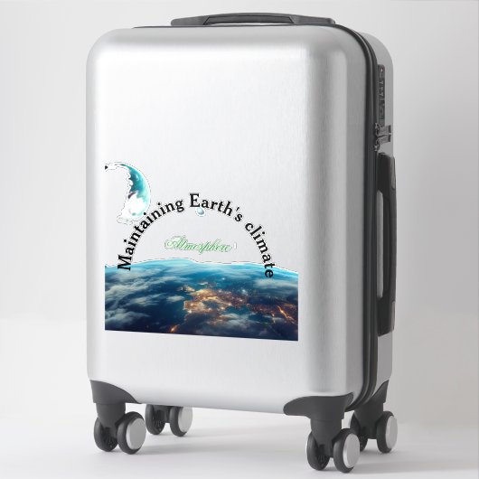 地球の気候の維持 シール (スーツケース)