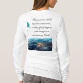 地球の気候の維持 Tシャツ (裏面)