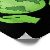 地球の気候保護を救う自然保護 ポスター (角)