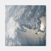 地球の水に輝く。 マグネット (正面)