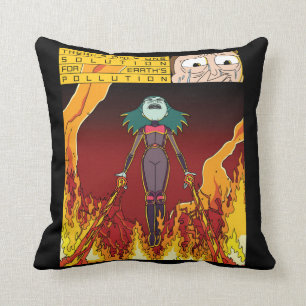 地球の汚染に対する解決策は一つしかない クッション