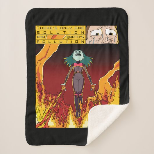 地球の汚染に対する解決策は一つしかない シェルパブランケット (正面)