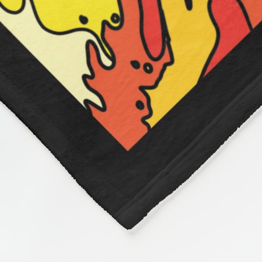 地球の汚染に対する解決策は一つしかない フリースブランケット (角)