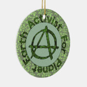 地球の活動家 セラミックオーナメント (右)