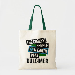 地球の演劇のDulcimerの最もクールな人々 トートバッグ
