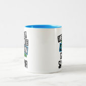 地球の演劇Santoorの最もクールな人々 ツートーンマグカップ (中央)