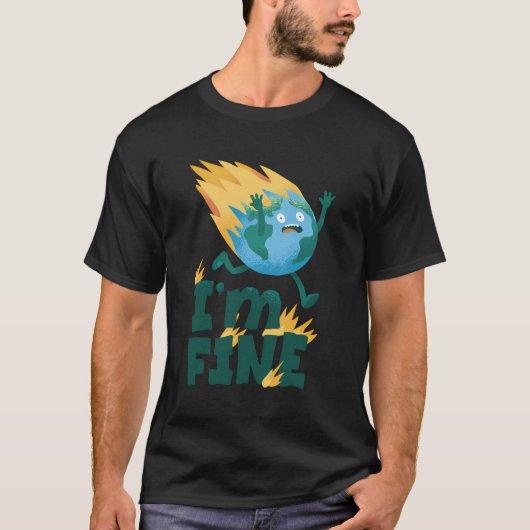 地球の炎 Tシャツ (正面)