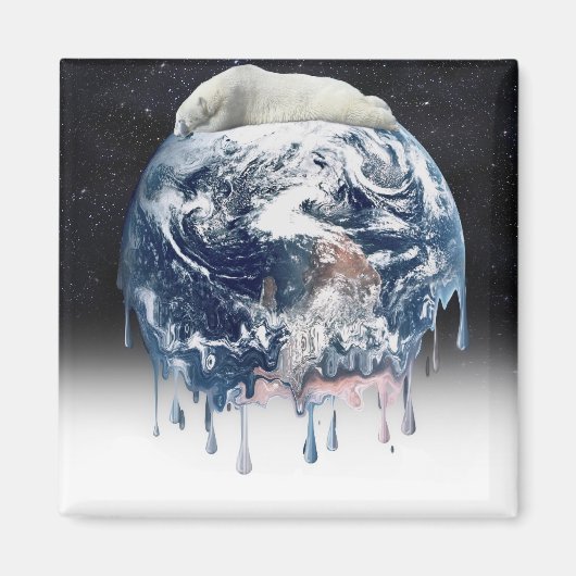 地球の熊の抱擁 マグネット (正面)