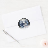 地球の熊の抱擁 ラウンドシール (封筒)