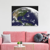 地球の熱帯嵐。 キャンバスプリント (インサイチュ (リビング))