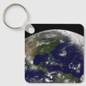 地球の熱帯嵐。 キーホルダー (正面)