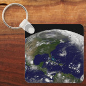 地球の熱帯嵐。 キーホルダー (正面)