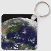 地球の熱帯嵐。 キーホルダー (裏面)