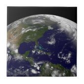 地球の熱帯嵐。 タイル (正面)