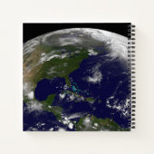 地球の熱帯嵐。 ノートブック (裏面)