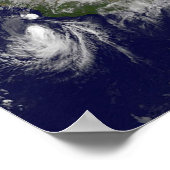 地球の熱帯嵐。 ポスター (角)