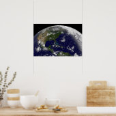 地球の熱帯嵐。 ポスター (キッチン)