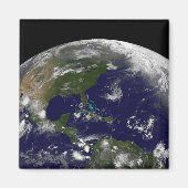 地球の熱帯嵐。 マグネット (正面)