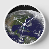 地球の熱帯嵐。 壁時計 (正面)