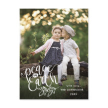 地球の片隅から　クリスマス＆ホリデー　写真のグリーティング