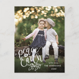 地球の片隅から　クリスマス＆ホリデー　写真のグリーティング ポストカード