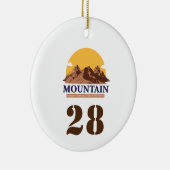 地球の王冠：自然の威厳のあるオーナメント セラミックオーナメント (右)