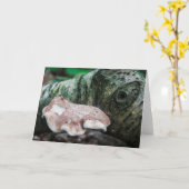 地球の生き物空白のグリーティングカード カード (黄色い花)