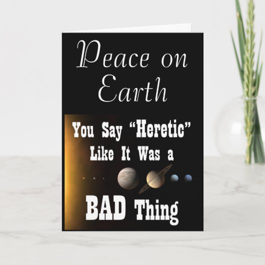 地球の異端者カードの平和 シーズンカード (正面)