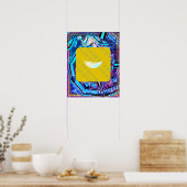 地球の瞑想支援Tattva内の元素水 ポスター (キッチン)