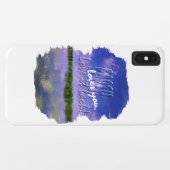 地球の私たちの家の青い夏の空と水 Case-Mate iPhoneケース (裏面(横))