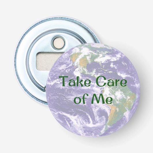 地球の私の気に取りボトルオープナー 栓抜き (正面)